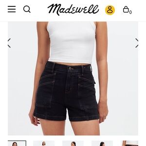 Madewell Perfect Vintage Mid-Length Cargo Jean Short - 31